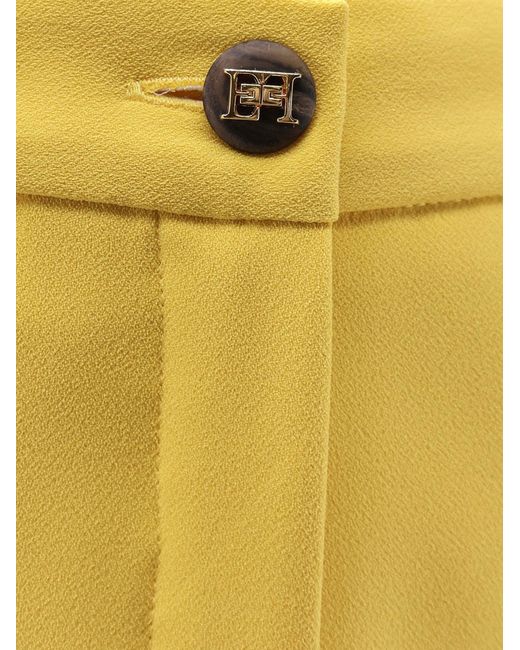 Elisabetta Franchi Yellow Events Shorts