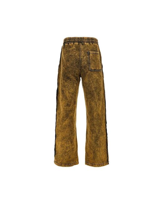 DIESEL Natural Cotton-Blend Relaxed Fit Track Pants for men