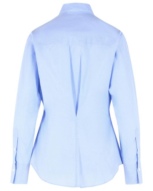Closed Blue Light Cotton Shirt