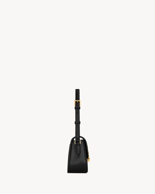 Saint Laurent Black "Solferino" Small Shoulder Bag