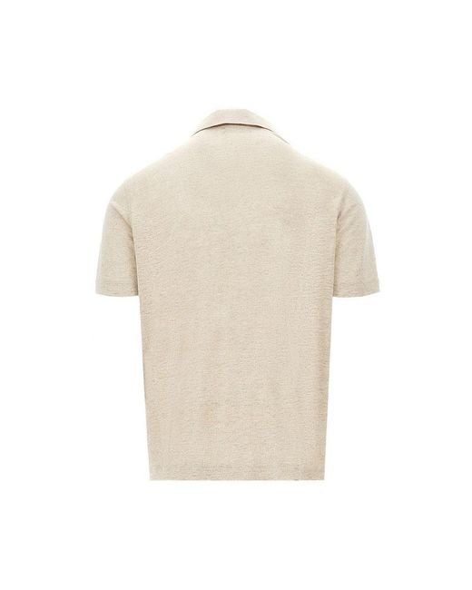 Sease Natural 'Crew' Hemp Polo Shirt for men