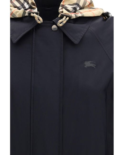 Burberry Blue Newbury Parka