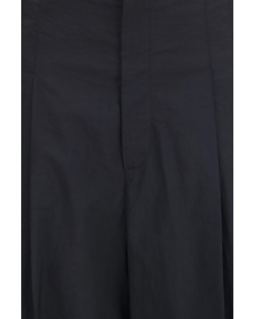 Brunello Cucinelli Blue Tech Cotton Poplin Pants