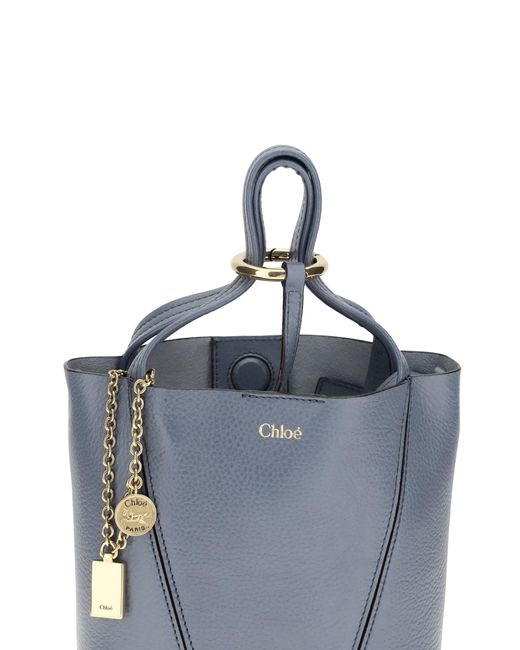 Chloé Blue Chloã Spin Shoulder Bag