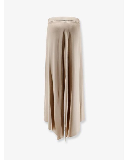 Alysi Natural Satin Skirt