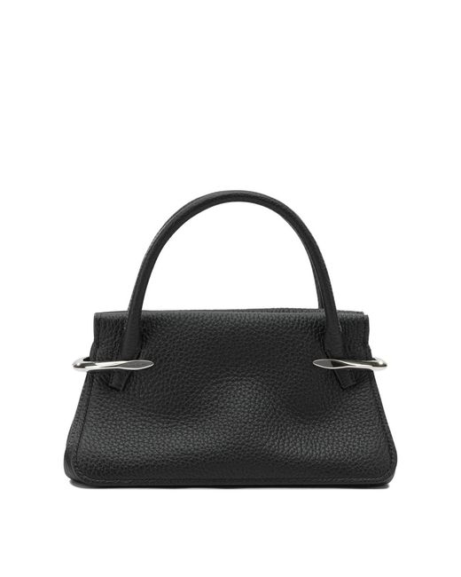 Women's Black "Pinch" Handbag