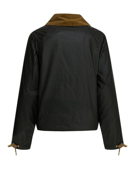 Barbour Black Waxed Cotton Jacket