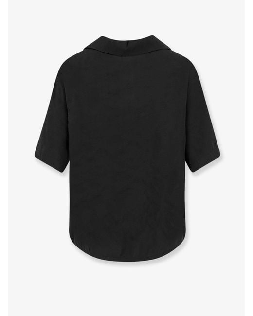 Hevò Black Novoli Modal Blend Shirt