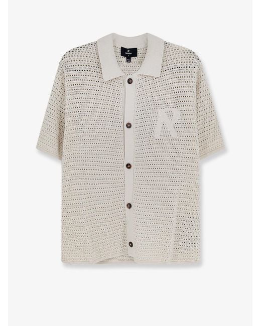 Represent White Polo Shirt Pico Cotton-Blend for men