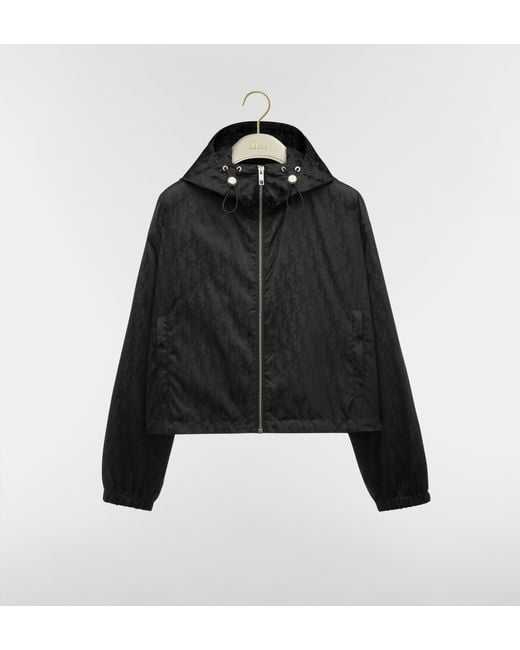 Dior Black Lightweight Hoodie Zippered Jacket