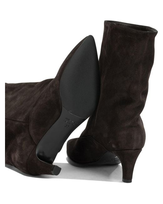 Strategia Black A5992Hombre Bordo Boots