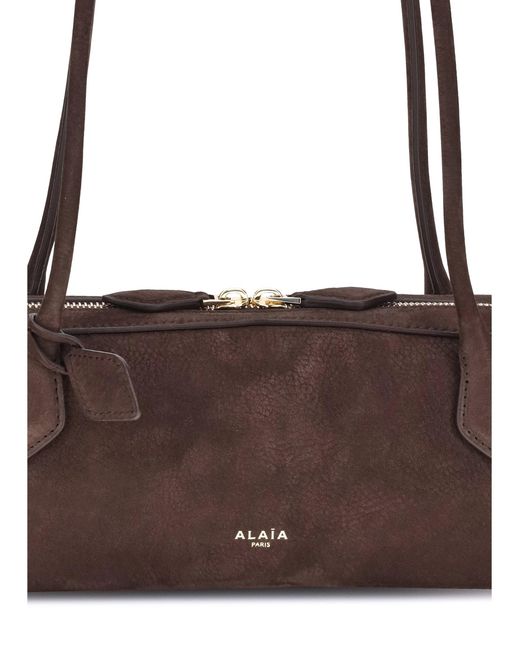 Alaïa Brown Alaã¯A Le Teckel Shoulder Bag