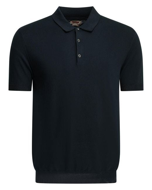Baracuta Black Polo Shirts for men