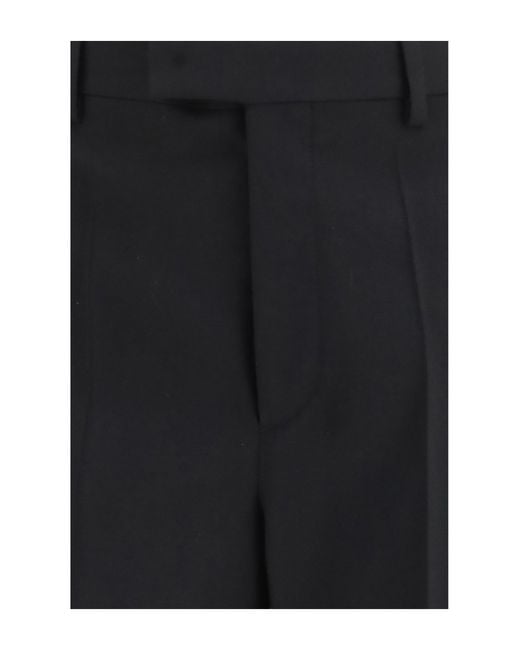 Valentino Black Tailored Wool Trousers