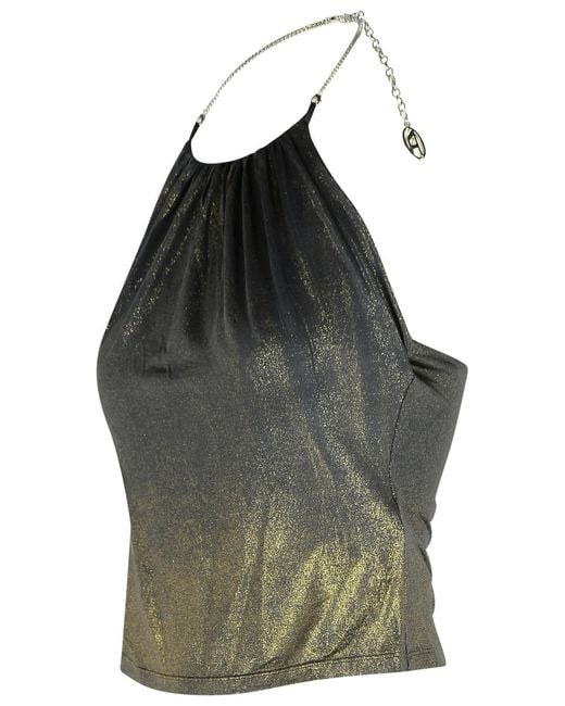 DIESEL Black Acetate Blend Top