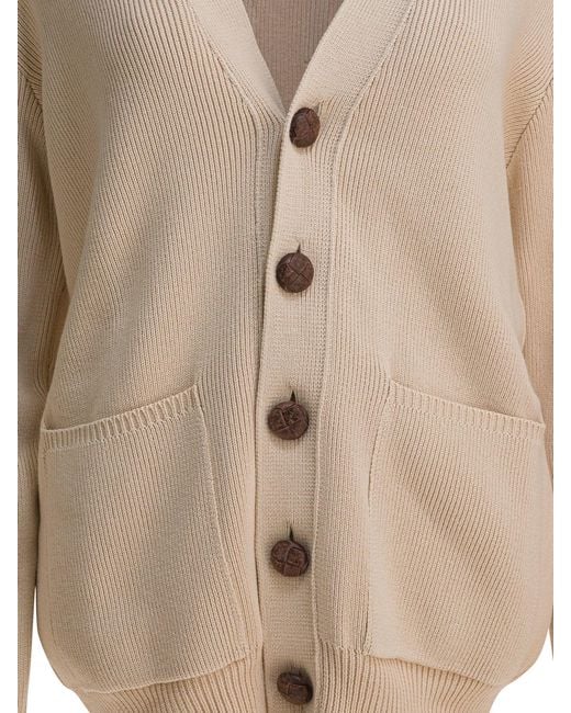 Golden Goose Deluxe Brand Natural Cotton Cardigan