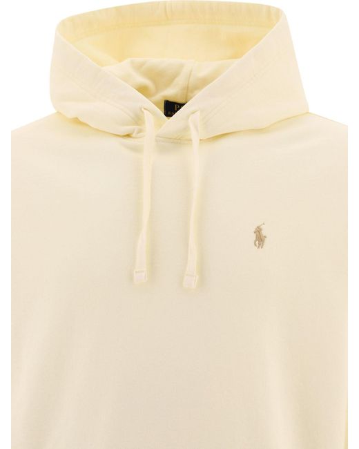 Polo Ralph Lauren Natural Cotton Loopback Hoodie for men