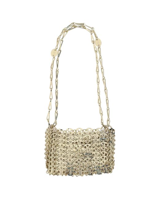 Rabanne White Rabanne Nano 1969 Shoulder Bag