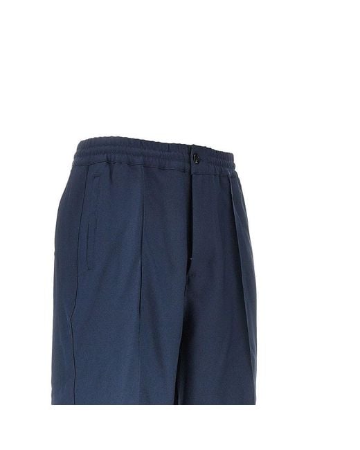 Obey Blue Technical Twill Tailored Pants for men