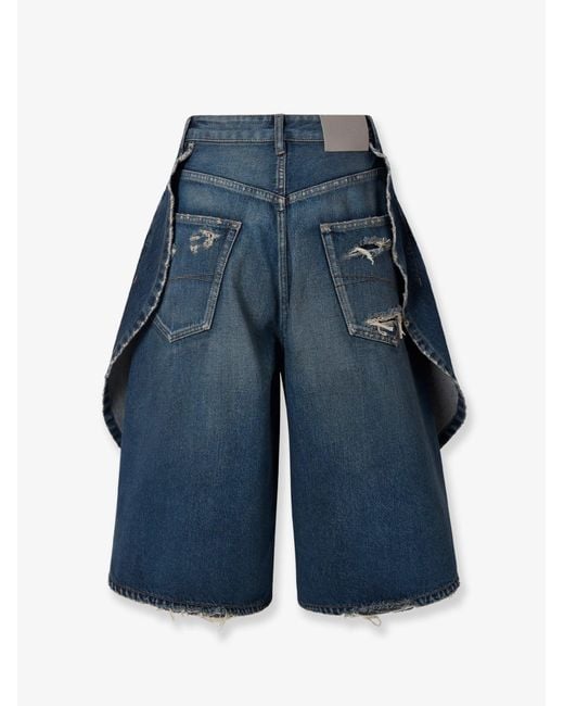 Balenciaga Blue Shorts _100 Co