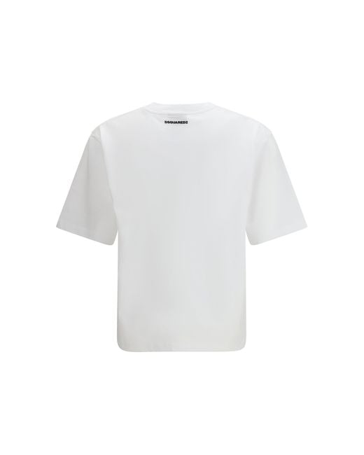 DSquared² White T-Shirt for men