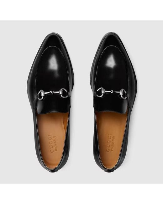 Gucci Black Loafers With Horsebit for men