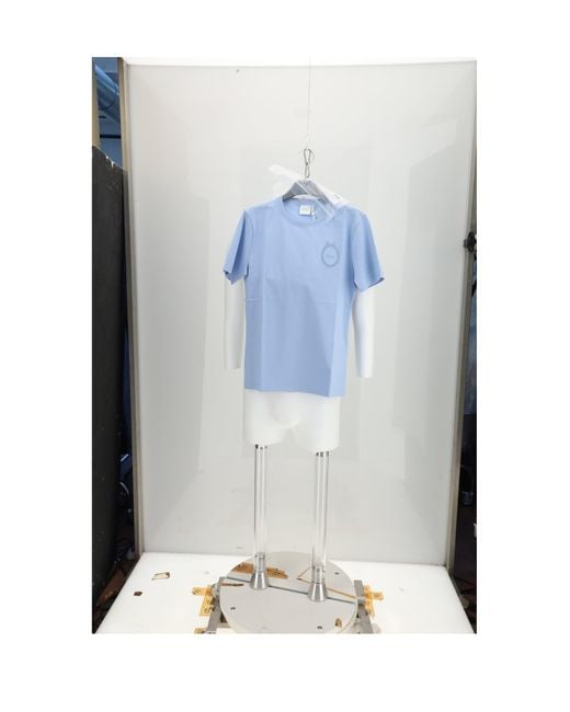 Dior Blue Dior T-Shirt Medaglione Azzurro