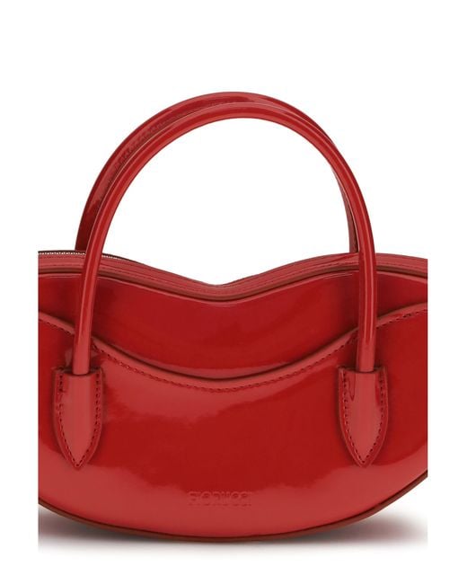 Fiorucci Red Shoulder Bag Mini Lips