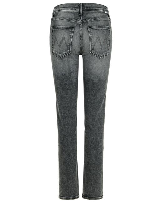 Mother Gray Twister Cotton Jeans