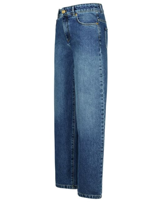 Moschino Blue Cotton Jeans