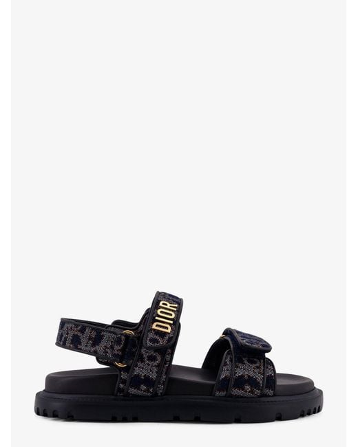 Dior Black Dior Dior Oblique Denim Dioract Sandals