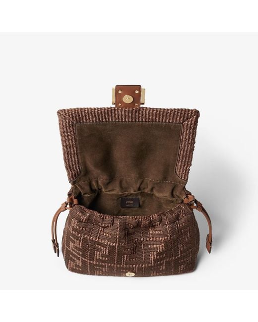 Fendi Brown Mamma Baguette Small Handbag