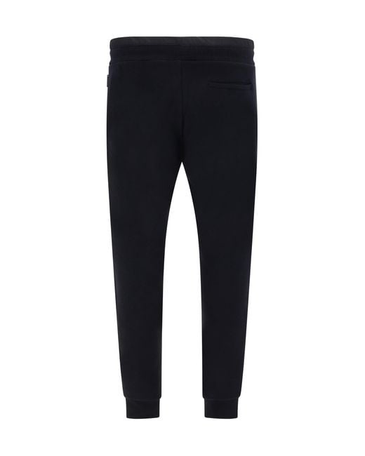 Philipp Plein Black Sweatpants Hexagon for men