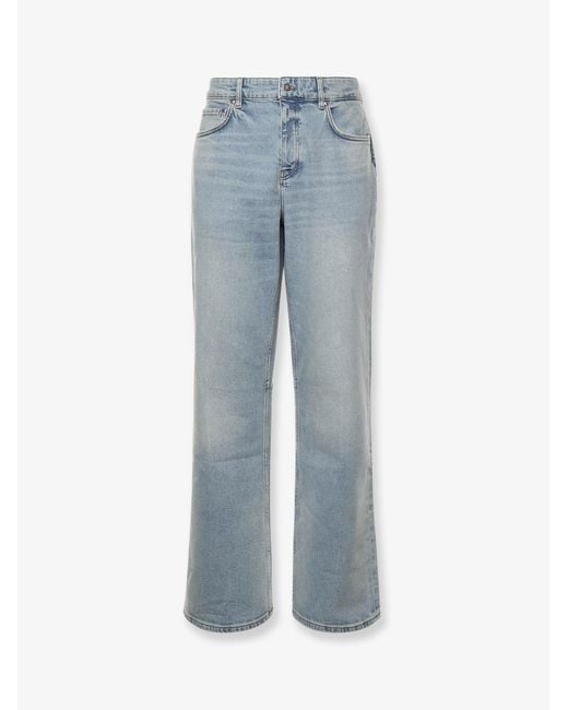 Represent Blue Boot Cut Jeans for men