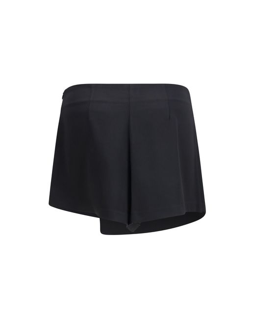 Gcds Blue Skirt-Shorts Mini Satin