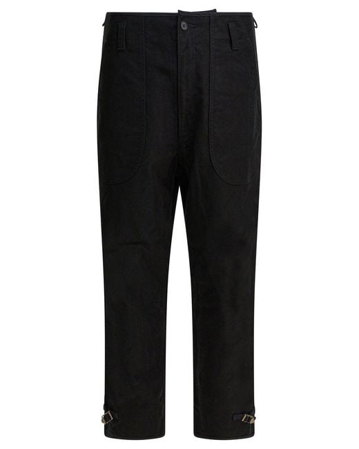 Needles Black "Over" Pants for men