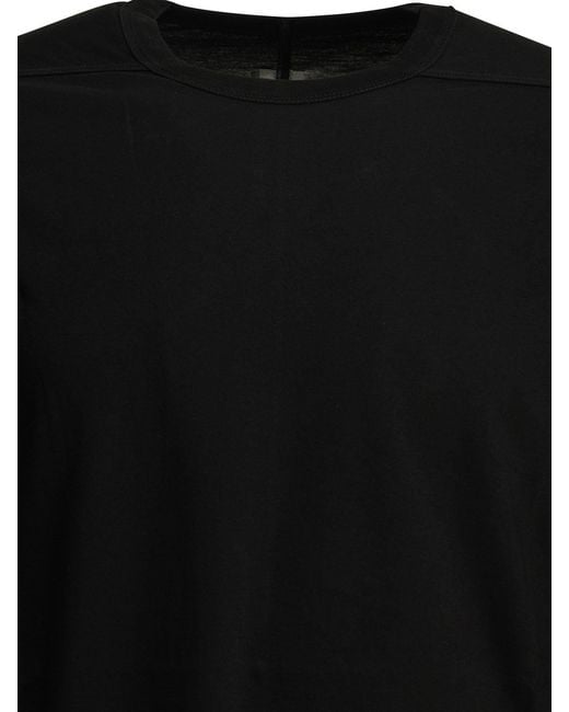 Rick Owens Black "Level" Crew-Neck T-Shirt for men