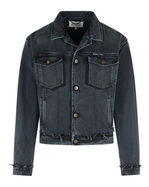 Men's Blue Cotton Jacket