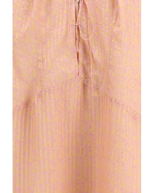 Kristina Ti White Long Silk Dress Charlene Amnesia