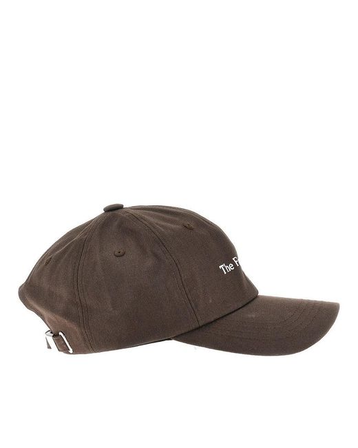Frankie Shop Brown 'Frankie' Baseball Cap