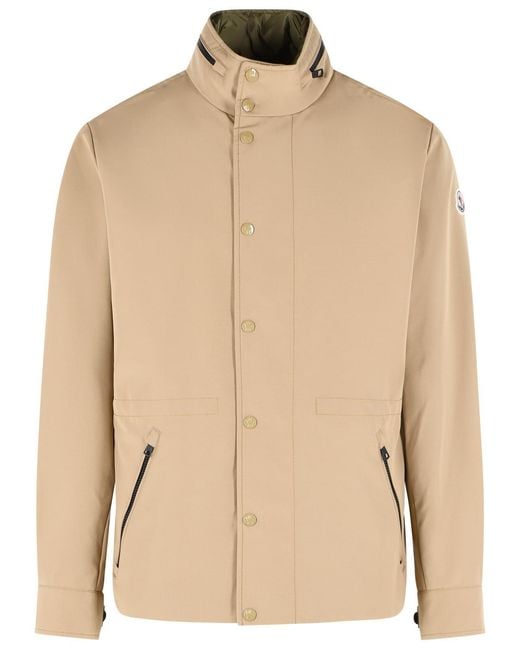 Moncler Natural 'Chuqui' Polyester Blend Jacket for men