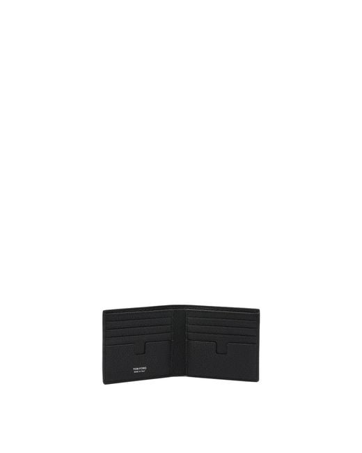 Tom Ford Black "t Line" Wallet for men