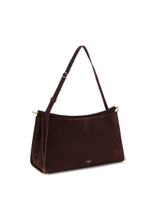 Alaïa Brown Alaïa Le Click Pocket Shoulder Bag
