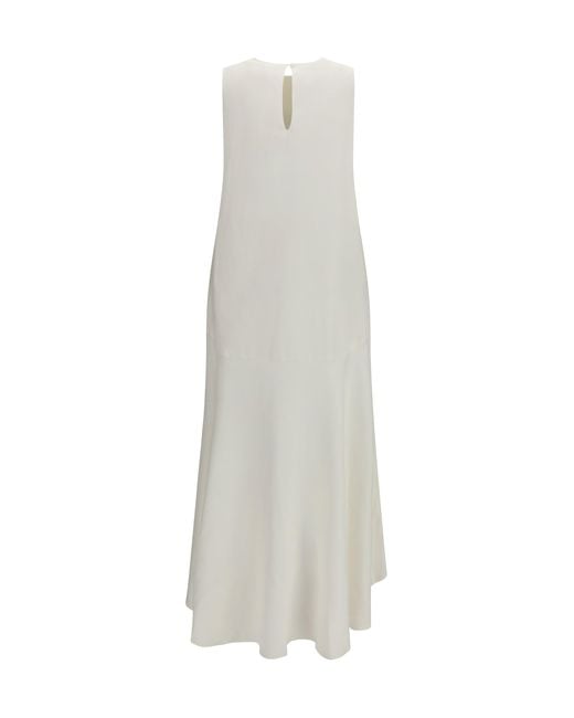 P.A.R.O.S.H. White Sleeveless Dress