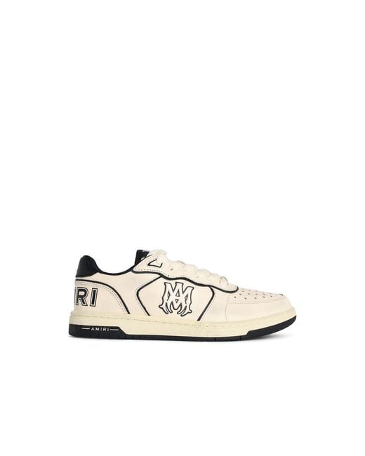 Amiri White Apos;S Newport Two-Tone Leather Low-Top Sneakers for men