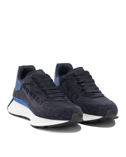 McQueen Blue Sneakers for men