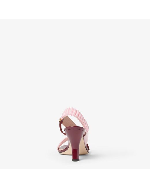 Fendi Pink Colibrì Iconic 85Mm Heeled Sandals