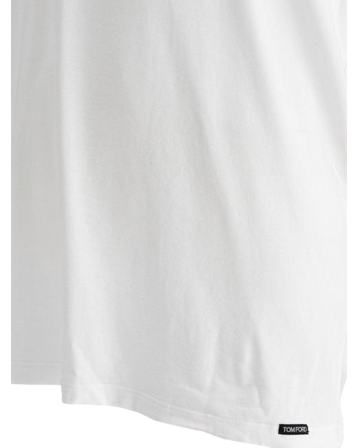 Tom Ford White Crew-Neck T-Shirt for men
