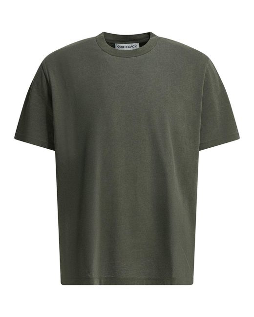 Our Legacy Box T-shirts Green for men