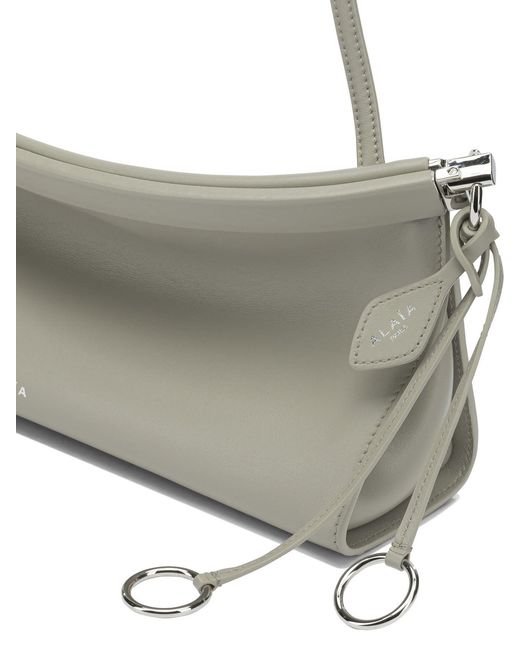 Alaïa Gray "Le Click East West" Medium Shoulder Bag